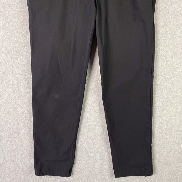 Lululemon Mens 34 ABC Slim Warpstreme in Black Performance Chino - Picture 3 of 9